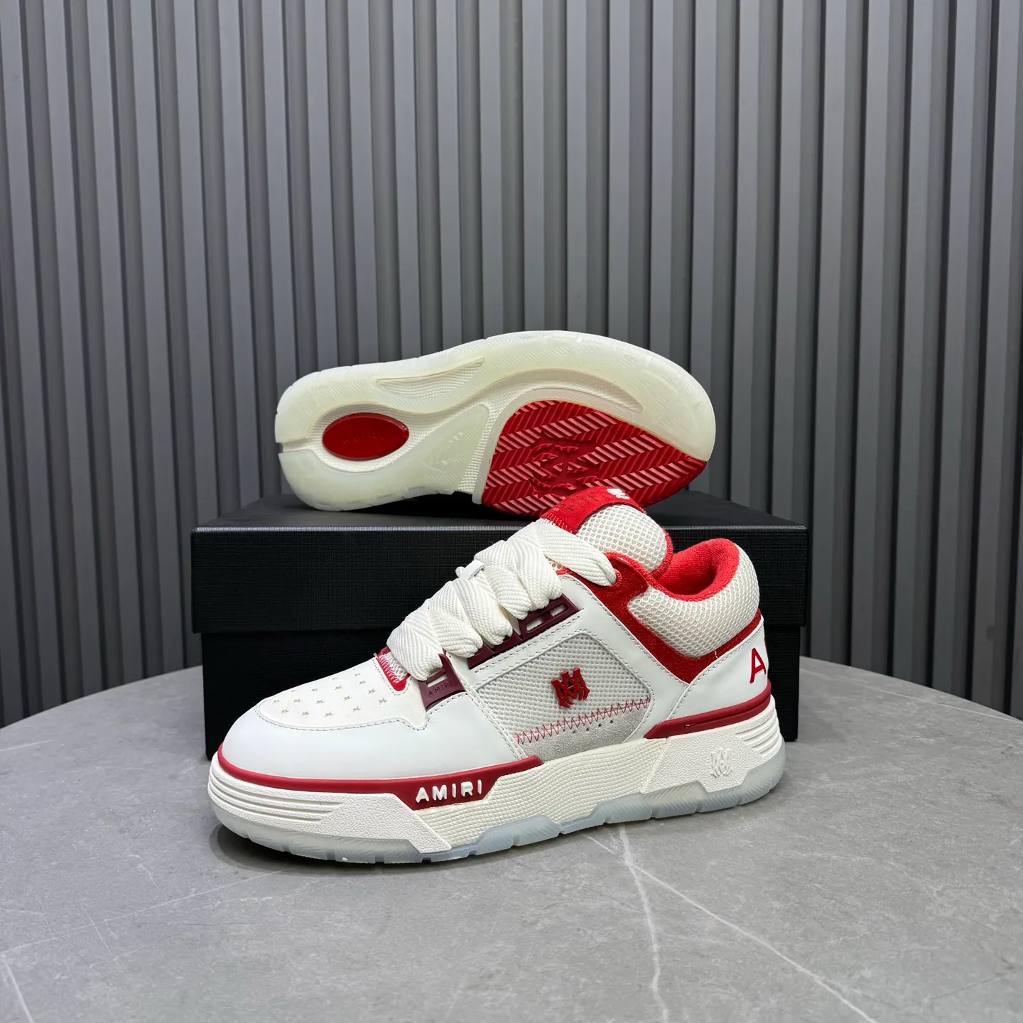 Men's shoes 💰660💰 AMIRI AMIRI trendy brand hot sale 🔥 Available all year round, couples 💑 Official website synchronization Imported fabrics 1⃣️ vs 1⃣️ replica, original factory special original sole, 35-45 (45. non-refundable)